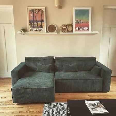 Charmante Maison Aux Abatilles-piscine-8 Pers Αρασόν