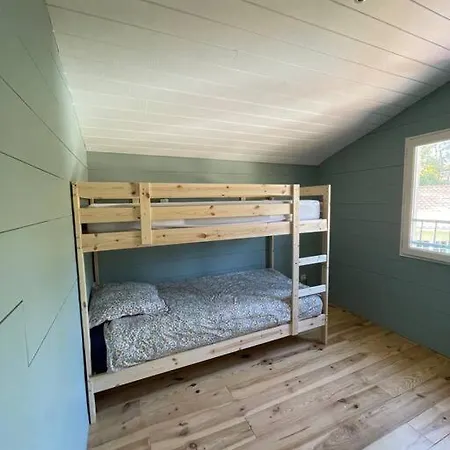 Сasa de vacaciones Charmante Maison Aux Abatilles-piscine-8 Pers Arcachón