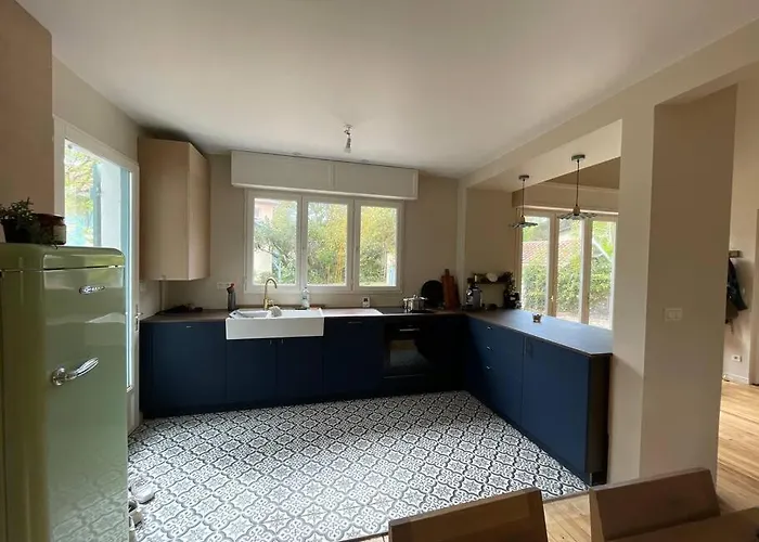 Charmante Maison Aux Abatilles-piscine-8 Pers * Arcachón