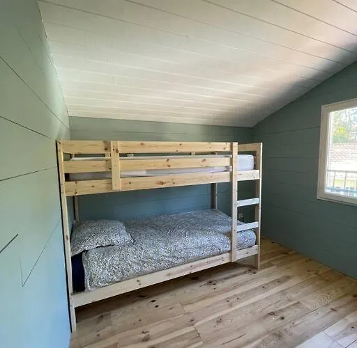 Сasa de vacaciones Charmante Maison Aux Abatilles-piscine-8 Pers Arcachón